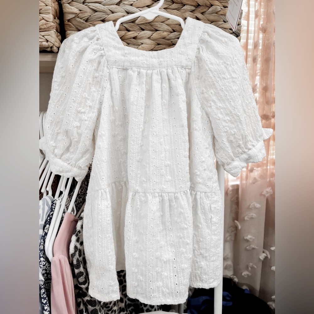 ZARA- Toddler eyelet dress